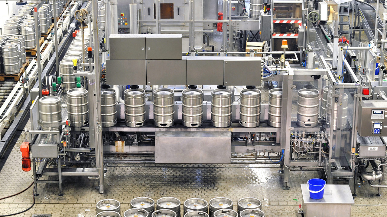 Limpieza de fermentadores de cerveza