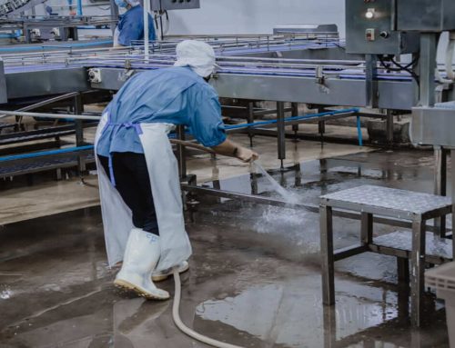 Procedimiento de limpieza en la industria
